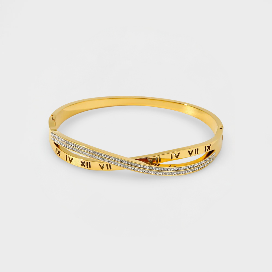 Carol – Pulsera Bangle Cruzada