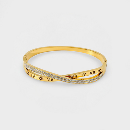 Carol – Pulsera Bangle Cruzada