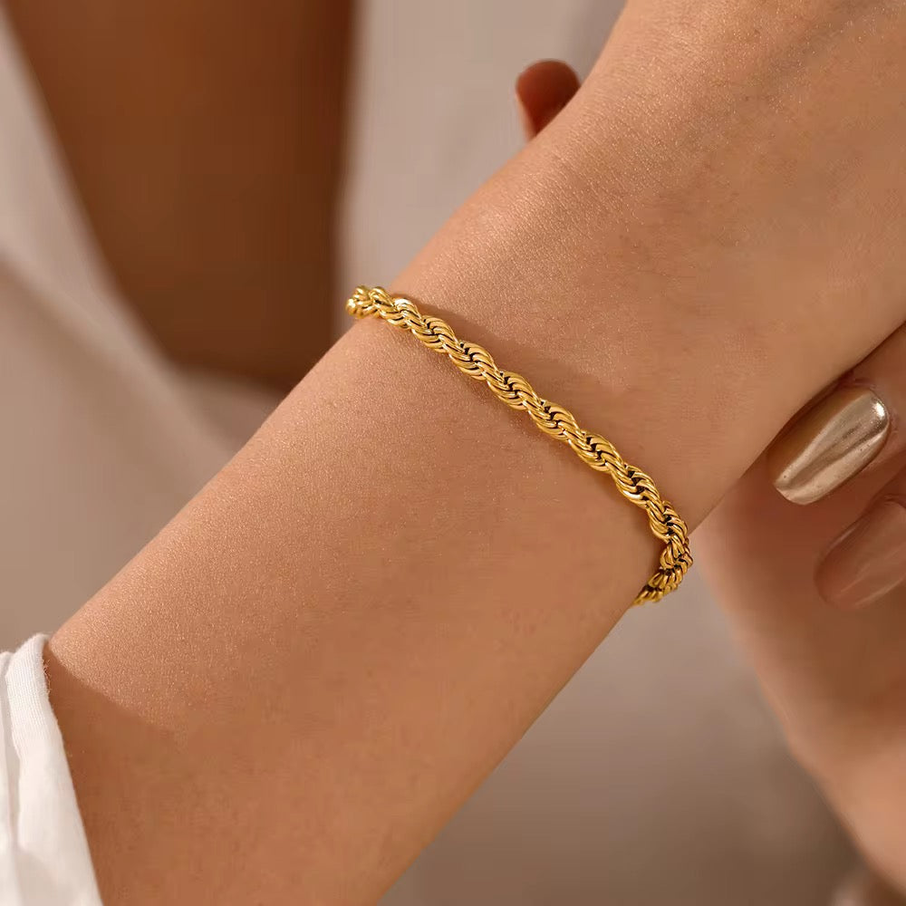 Lorna – Pulsera Cuerda con Estilo Elegante