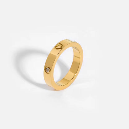 Glaidy – Anillo Brillante Minimalista