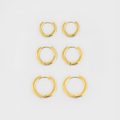 Adela – Set de Pendientes Huggie