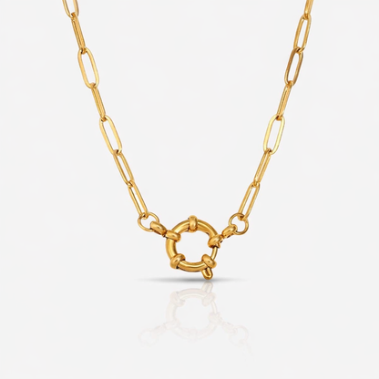 Molly – Collar Paperclip con Estilo Minimalista