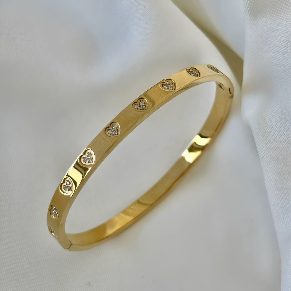 Carmelle – Pulsera Corazón Brillante