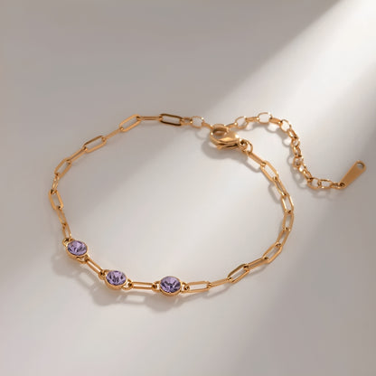 Viy – Pulsera Lavanda con Estilo Elegante