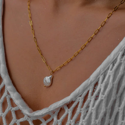 Angelika - Collar de perlas
