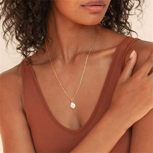 Angelika - Collar de perlas