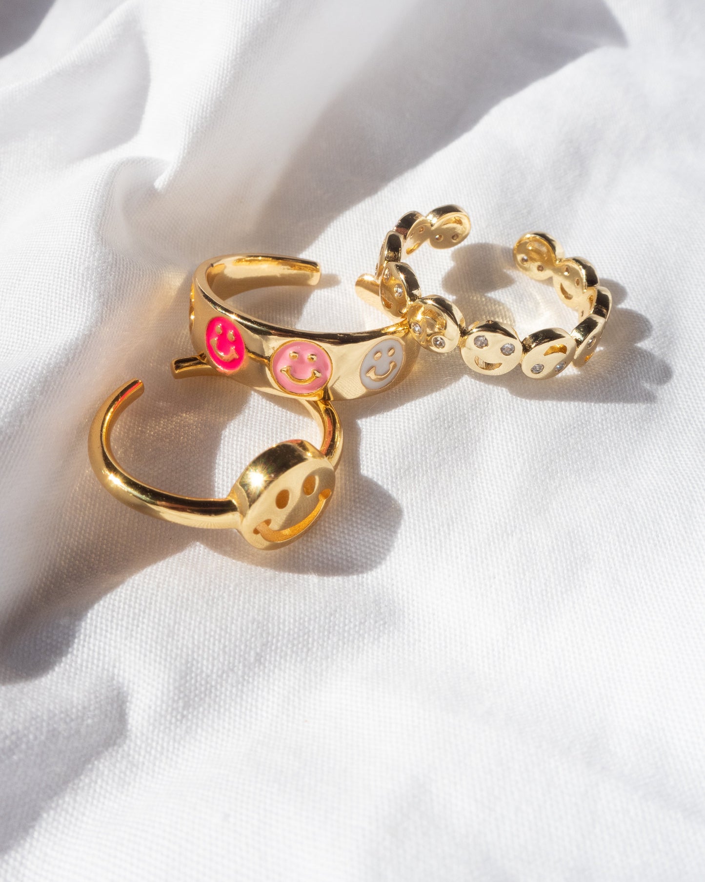 Smiley - Anillo sonriente de colores