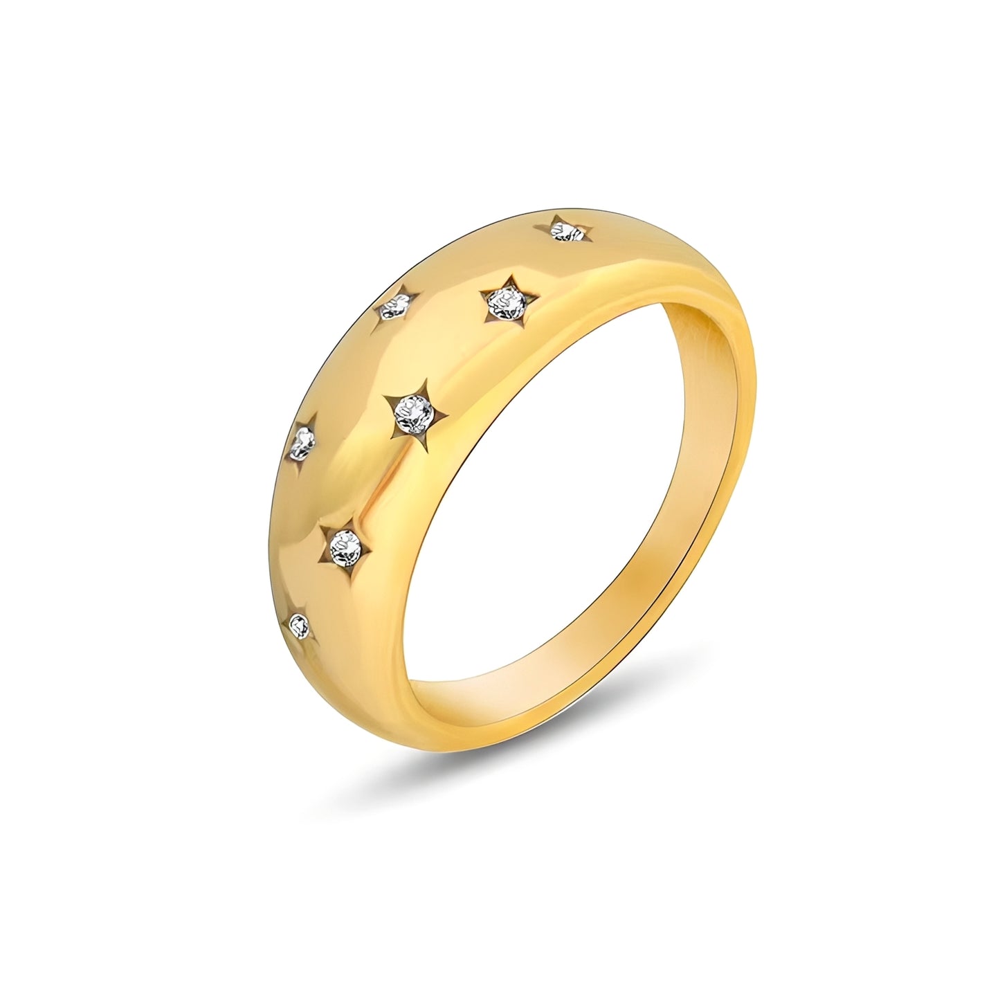 Cielo – Anillo Estrella con Brillo Celestial