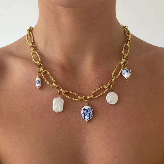 Heather – Collar Perla de Agua Dulce Elegante
