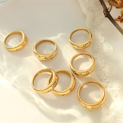 Cielo – Anillo Estrella con Brillo Celestial
