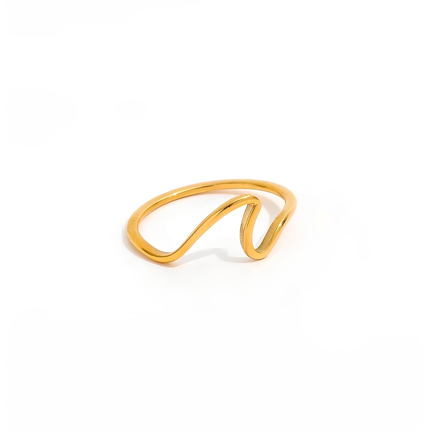 Niana – Anillo Geométrico Ondulado