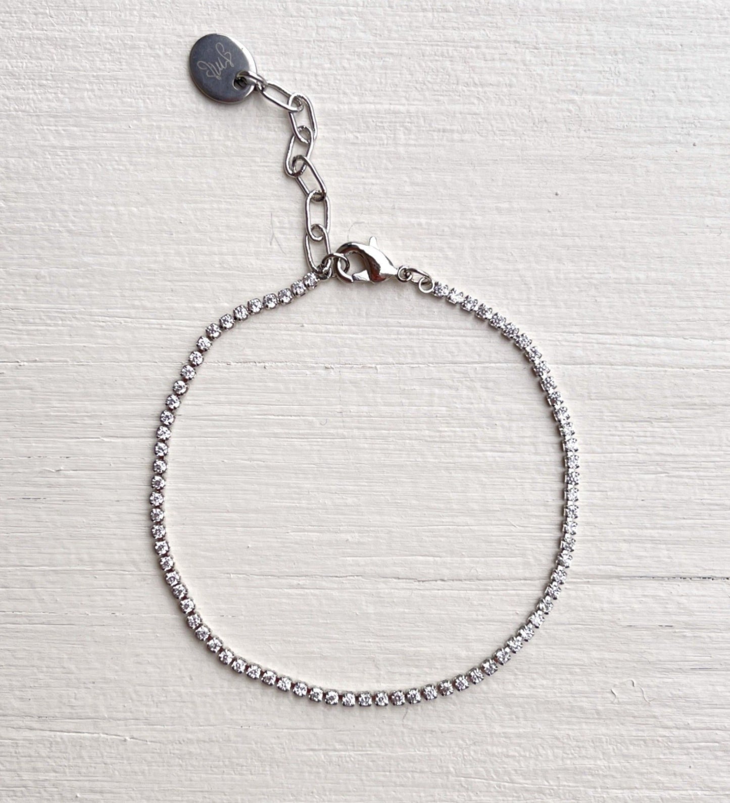Mini Pulsera de Tenis con Cristales