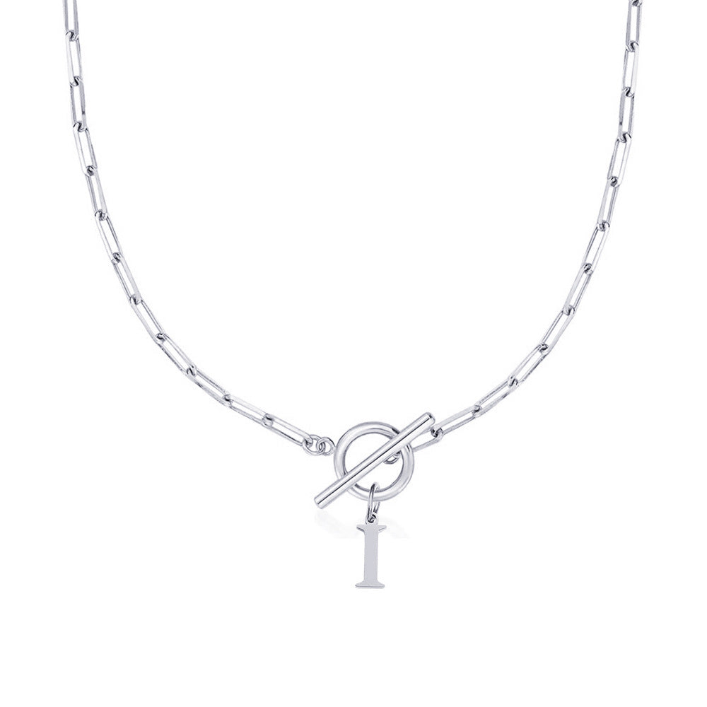 Amara – Collar Inicial en Eslabones de Papel