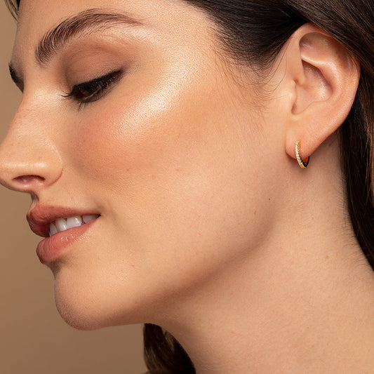 Aros Huggies de Circonitas Pequeñas - Aros Pavé