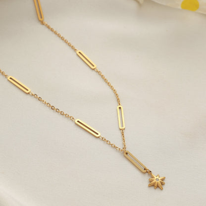 Jisoo – Collar Gota de Sol Elegante