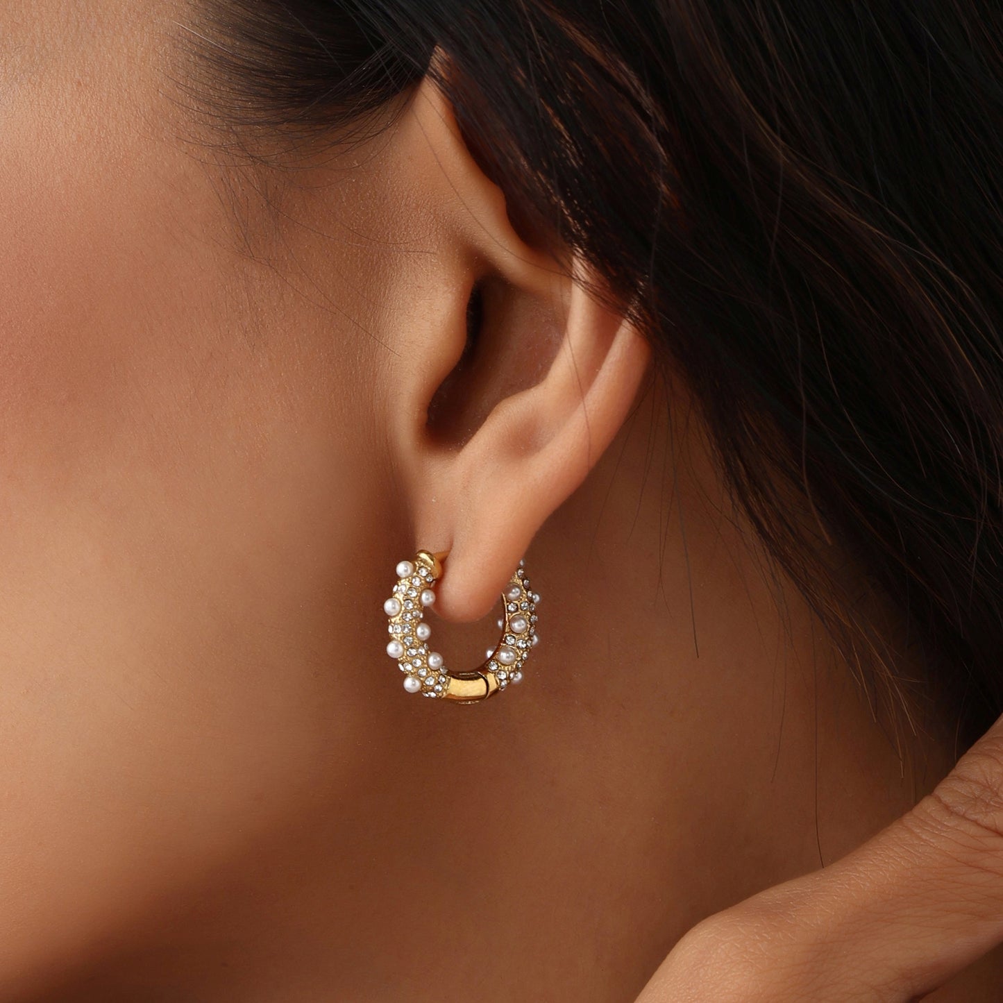 Emily – Pendientes Aro Luxe Elegantes