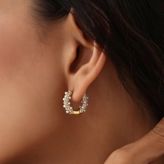 Emily – Pendientes Aro Luxe Elegantes