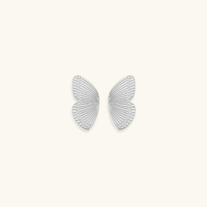 Flieder - Pendientes dorados con mariposa