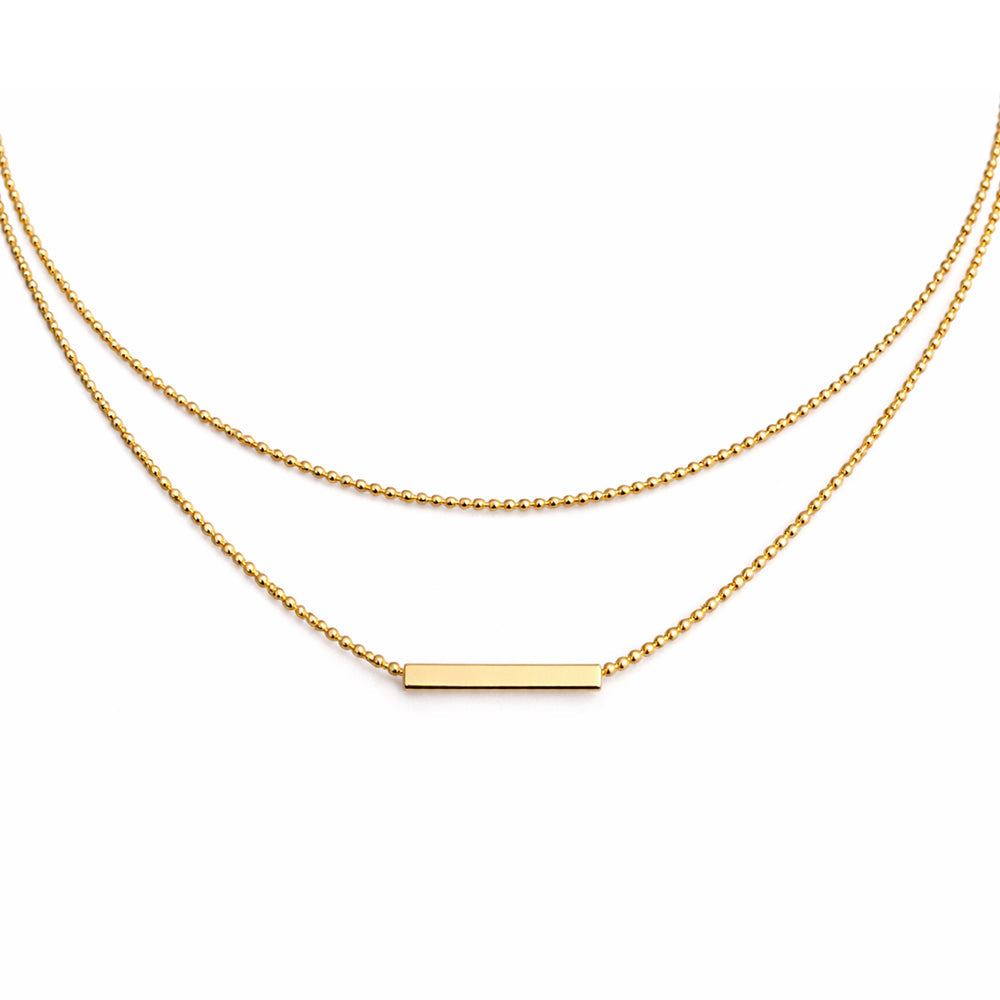 Vickie – Collar Minimalista en Capas con Estilo Chic