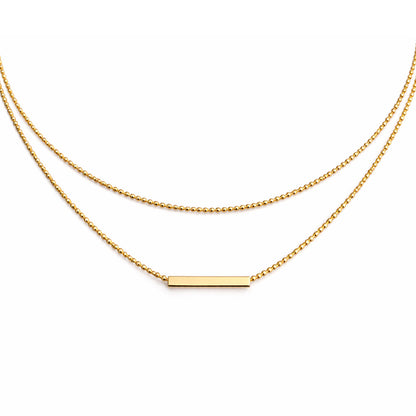 Vickie – Collar Minimalista en Capas con Estilo Chic
