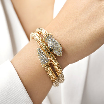 Roxana – Pulsera Punk Multicadena Brillante