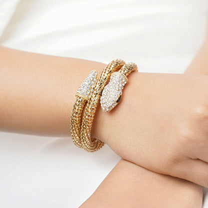 Roxana – Pulsera Punk Multicadena Brillante