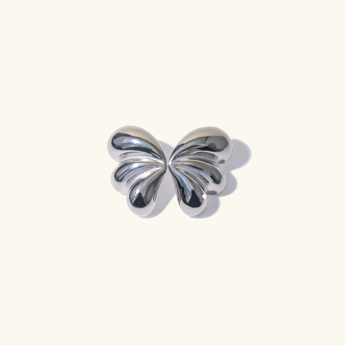 Mika - Pendientes de mariposa dorados