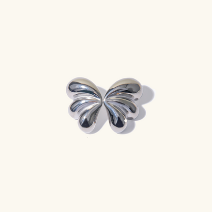 Mika - Pendientes de mariposa dorados
