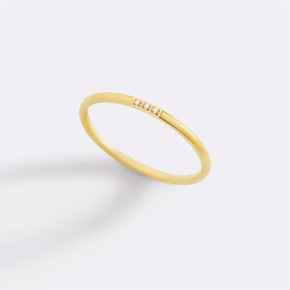 Dalia – Anillo de Diamantes Delicados