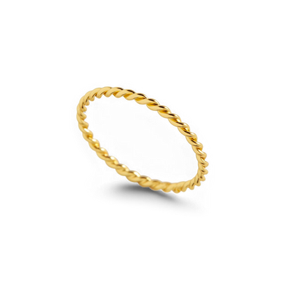 Manon – Anillo Apilable Trenzado