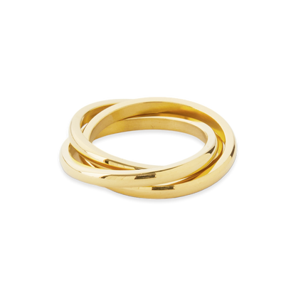 Aura – Anillo Fidget Interconectado Delicado