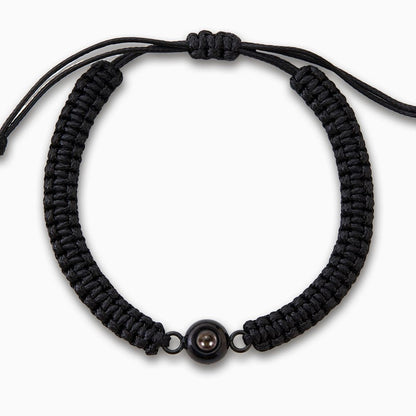 Clara – Pulsera de Foto Trenzada Personalizada