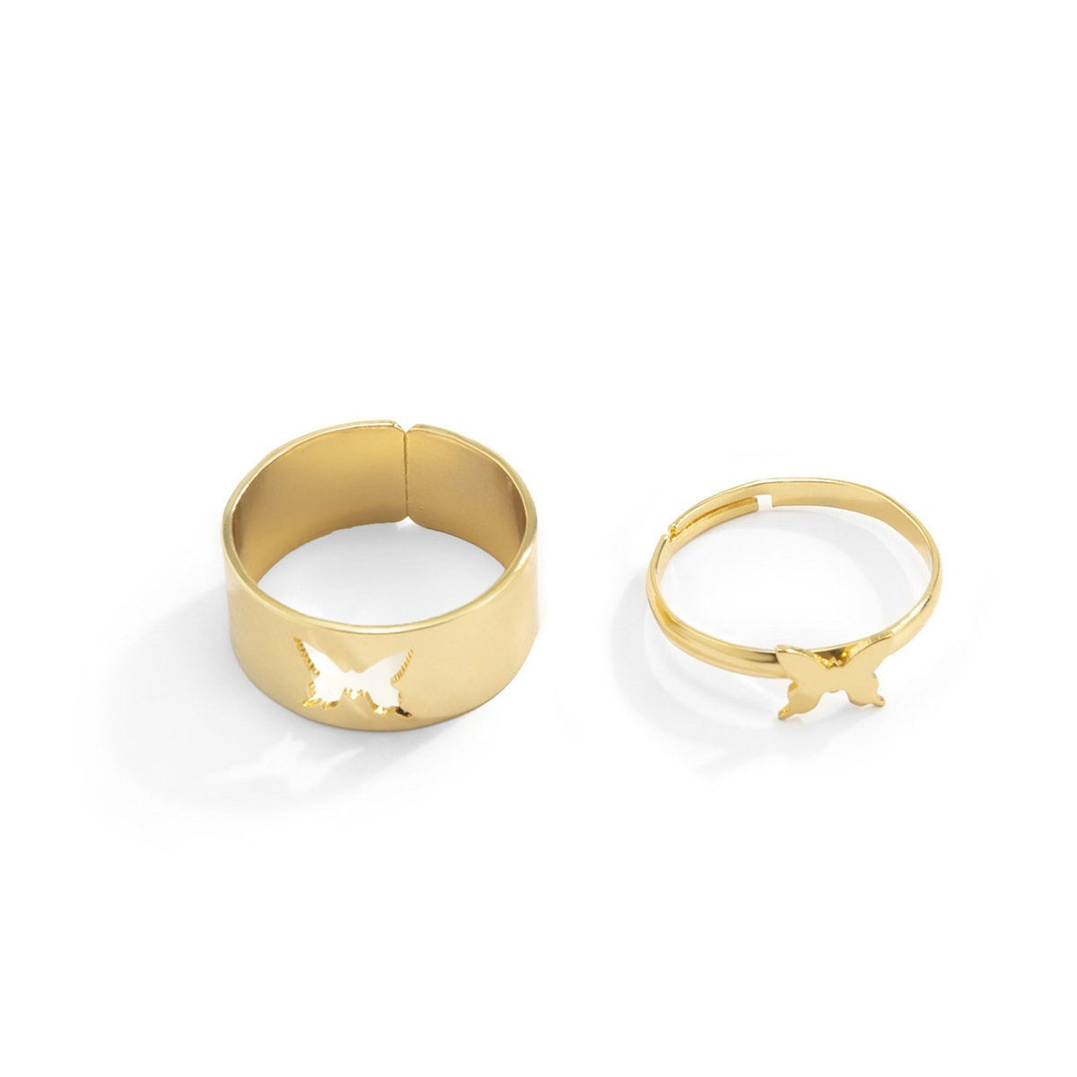 Damas Anillo Mariposa Ajustable para Estilos Coordinados