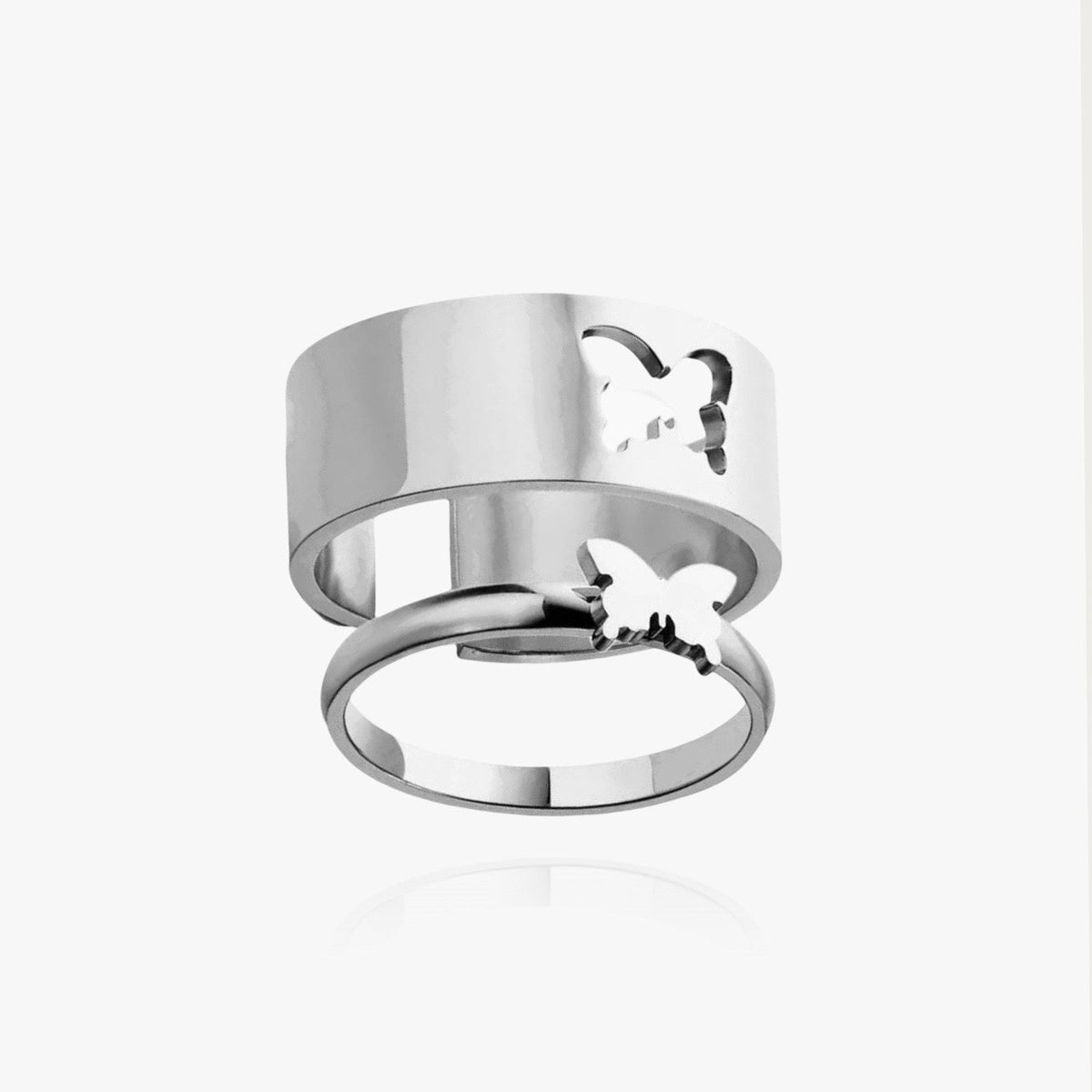 Damas Anillo Mariposa Ajustable para Estilos Coordinados