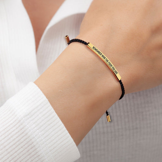 Anne – Pulsera Inspire Bold “Recuerda Quién Coño Eres”