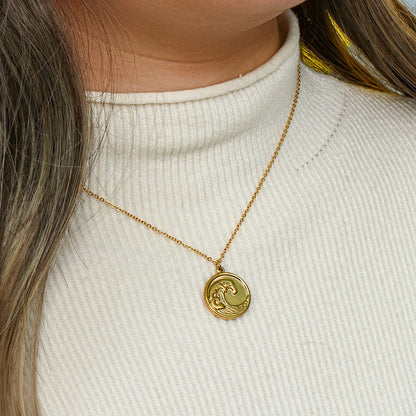 Delilah - Collar con colgante de océano