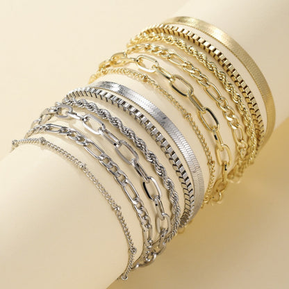Ellis – Conjunto de Pulseras Renner en Oro 16K