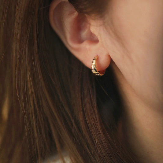 Nori – Pendientes Lujosos Oro y Plata