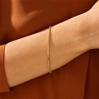 Victoria - Pulsera de cadena dorada