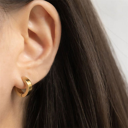 Lucille - Aros Huggies planos y gruesos