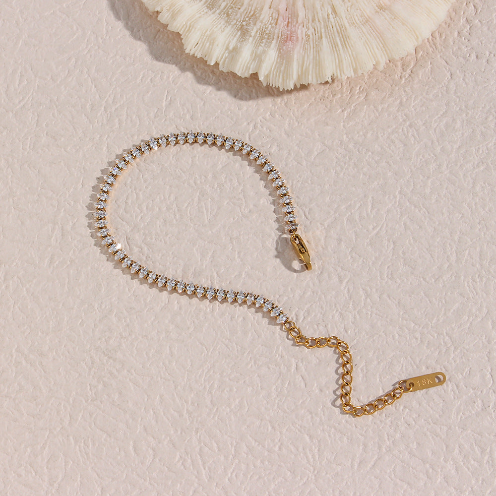 Georgina - Pulsera Tennis de Diamantes