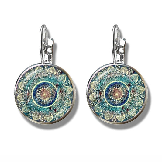 Amarée – Pendientes Mandala Redondos Vintage