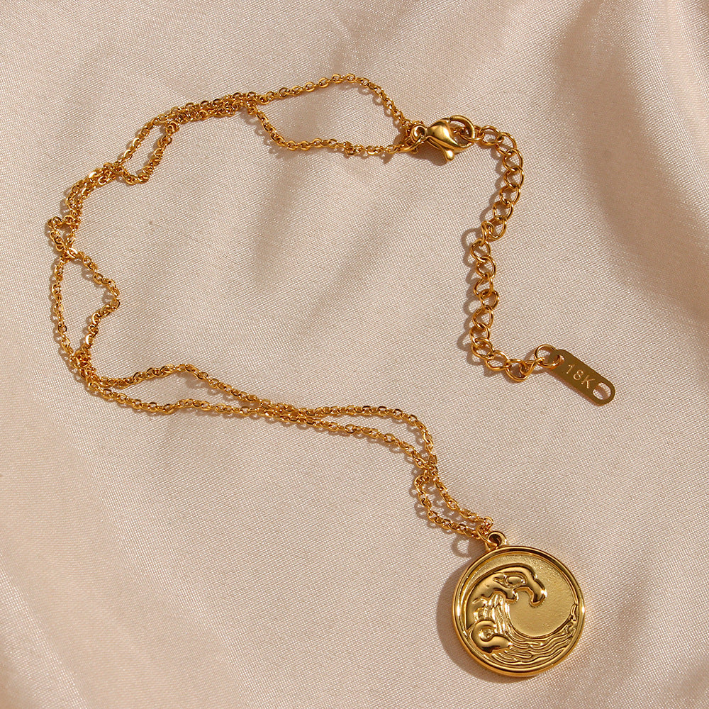 Delilah - Collar con colgante de océano