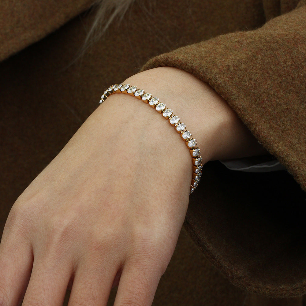 Georgina - Pulsera Tennis de Diamantes