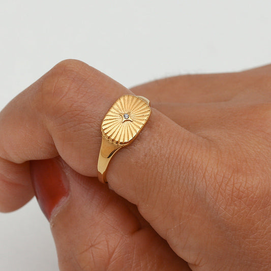 Aglaia - Anillo Solar de Oro