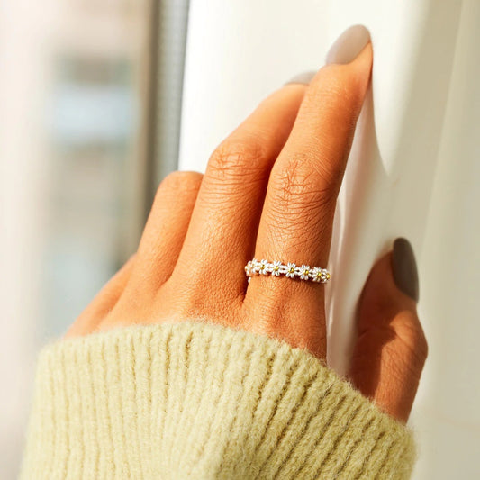 Flor – Anillo Flor Lujosa