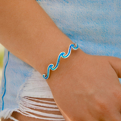 Naya – Pulsera Vagues de Ópalo y Plata