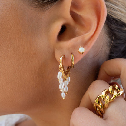 Sora – Pendientes Clip y Anillo