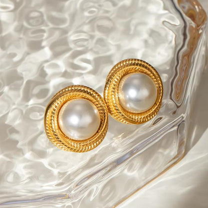 Shane – Criollas Doradas con Perlas Blancas