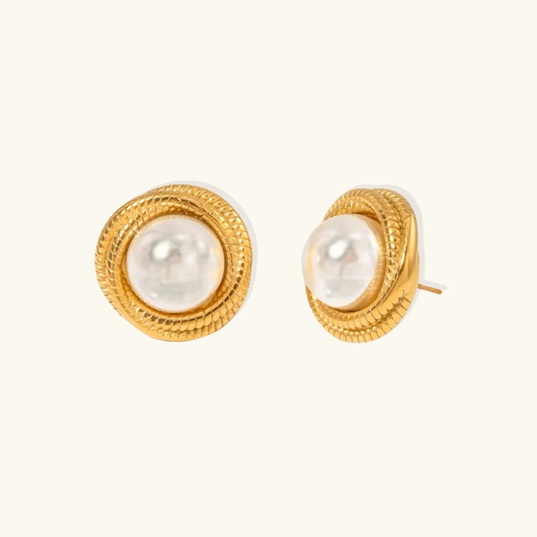 Shane – Criollas Doradas con Perlas Blancas